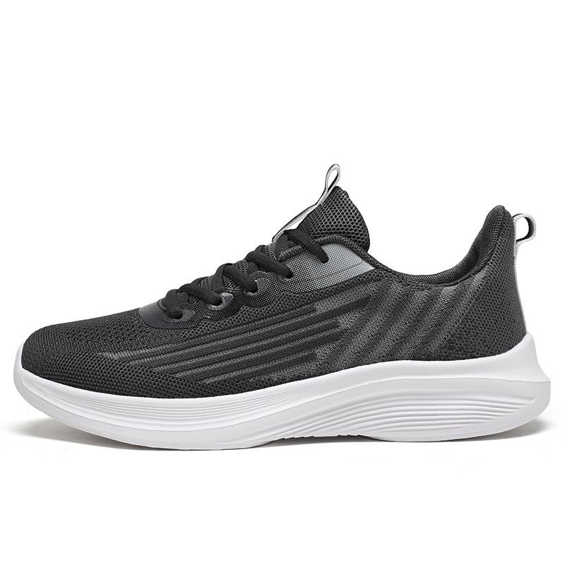 Neue Frühjahrs- und Sommer-atmungsaktive lässige weichsohlige Mesh-Sneaker Herren leichte rutschfeste und geruchshemmende Laufschuhe