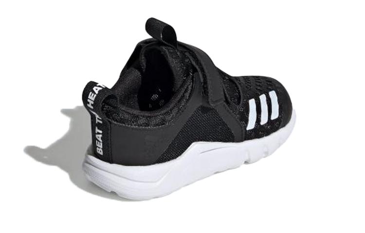 Adidas Rapidafle Abrasion Resistant Breathable Low top Toddler Shoes Black White Infant And Toddler G28706