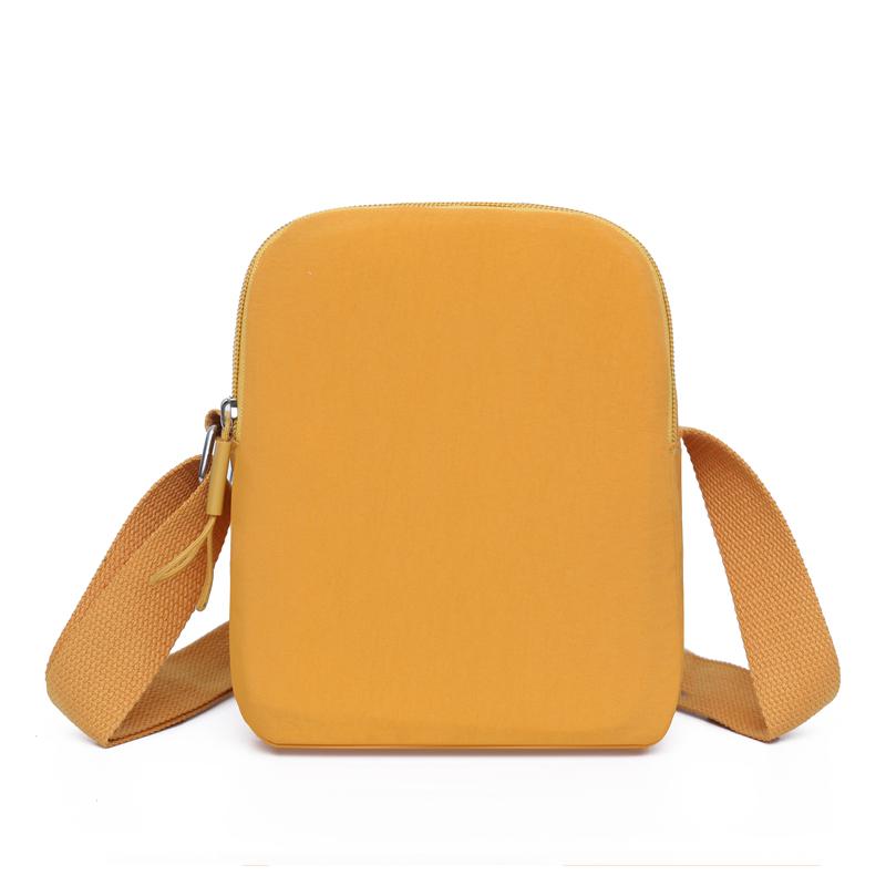 Lightweight Women's Shoulder Bag Solid Collor Mobile Phone Bag Waterproof Nylon Small Square Bag