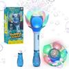 PANACARE Electric Bubble Machine for Kids, Automatic Bubble Blower with LED Lights & Rechargeable Battery, Includes Bubble Solution