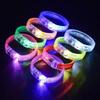 LED Light Up Bracelets Personalized Customized Glow Wristband Luminous Bracelet Glow In The Dark Party Supplies for Kids Adults