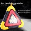 Solar-Powered Emergency Triangle Warning Sign for Cars