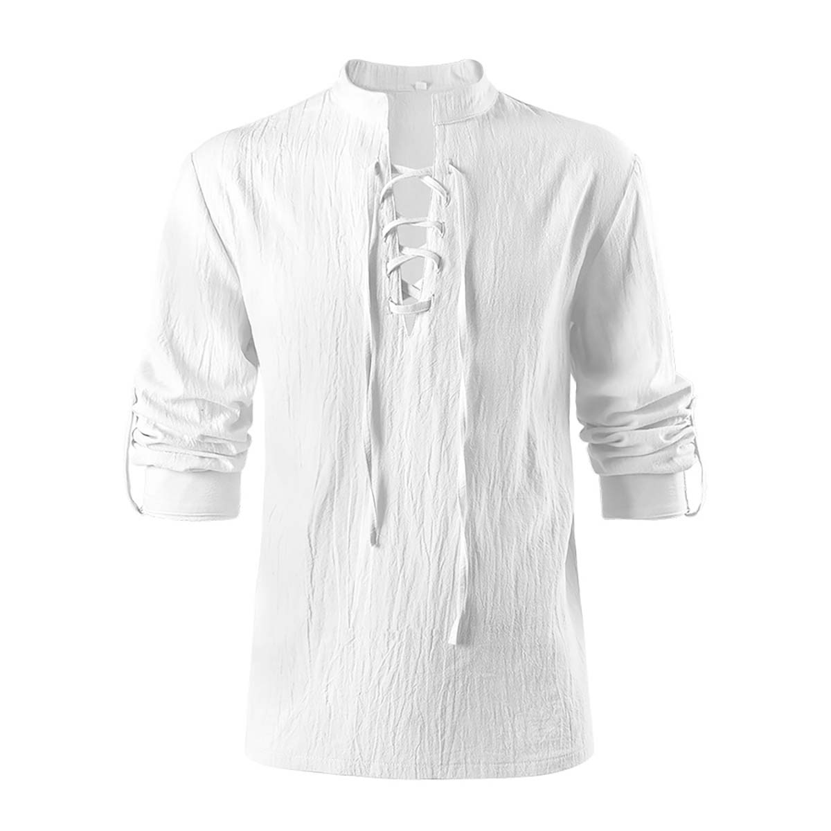 Adult Steampunk Medieval Viking Costume Pirate Tops MDEC-019 S белый