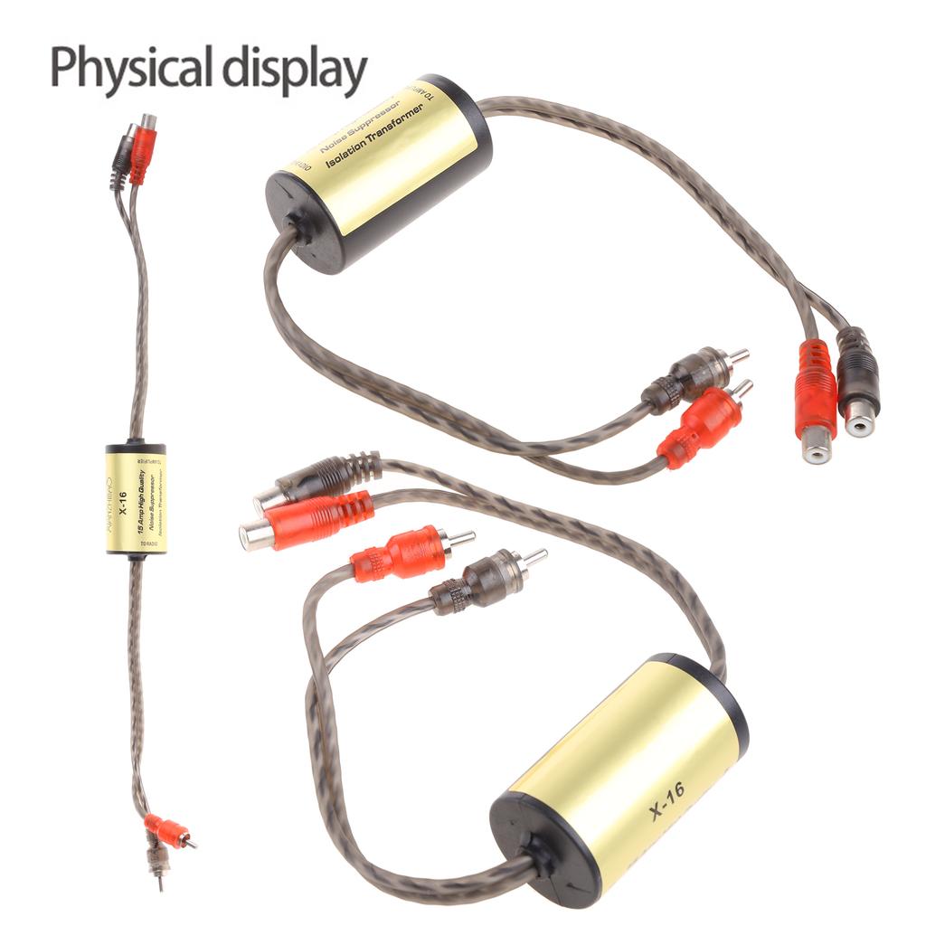 Audio-Rauschen Masse-Rauschunterdrücker Isolations-Rauschfilter-Isolator Car-Audio-Navigation GPS Strom-Klangfilter