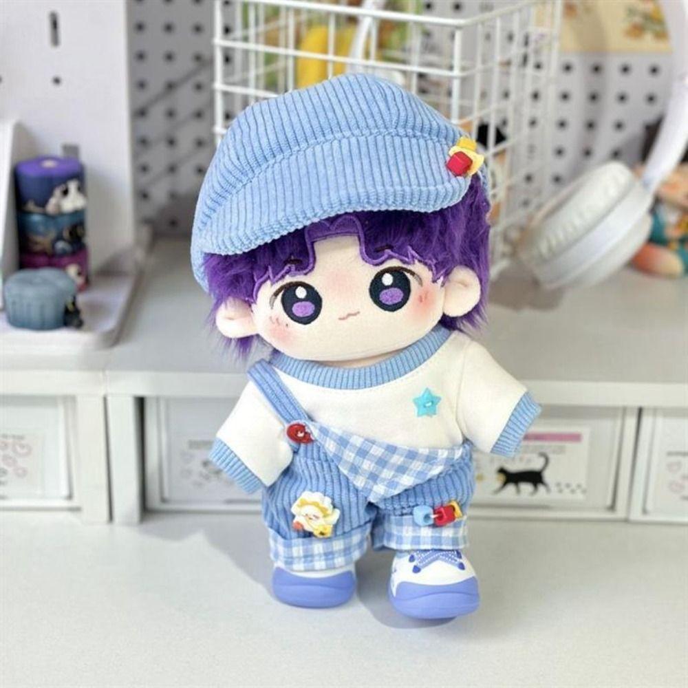 Multicolor Cotton Doll Clothes Dress Up No Attribute Doll Clothes  20cm Cotton Doll
