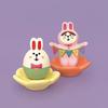 Zakka Cat Resin Figurine With Cute Design For Home Decor Collectors