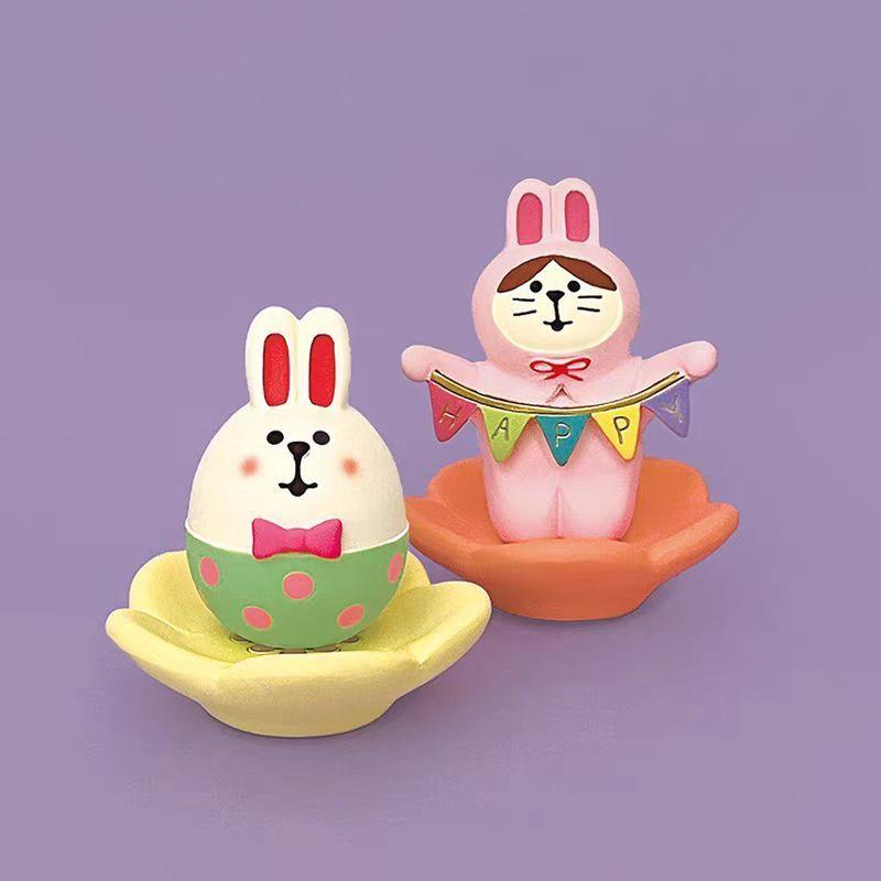 Zakka Cat Resin Figurine With Cute Design For Home Decor Collectors