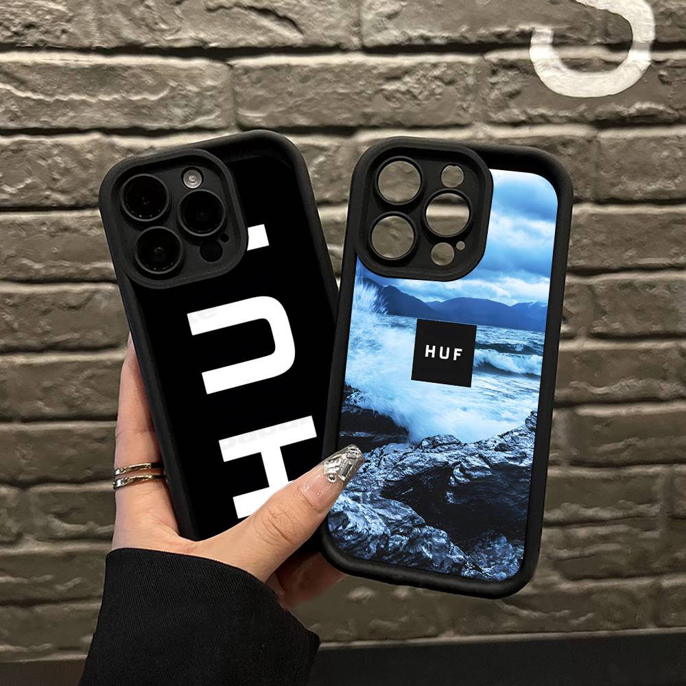 Brand H-HUF Phone Case For iPhone 11 12 13 16 15 17 14 Pro Max Soft Funda Silicone Cover