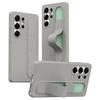 For Samsung Galaxy S24 Ultra Case Smart Key Invisible Wristband Kickstand PC+Silicone Phone Cover