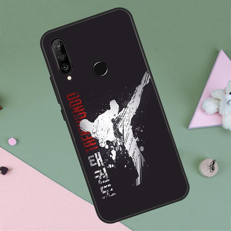 Kung Fu Taekwondo Karate For Huawei P30 P40 Lite P60 Pro Nova 7i 8i 11i 12i 12s 10 9 SE Y90 Y60 Y70 Y72 Y61 Y91 Case
