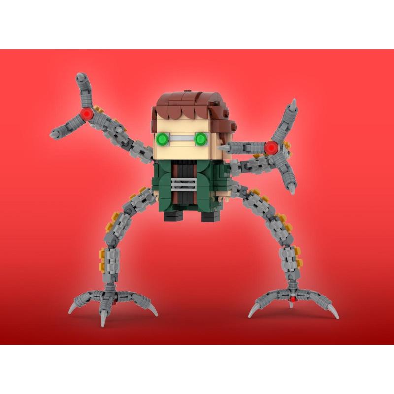 Платиновый Кирпич MOC-98996 Фигурка Доктора Осьминога, Человек-Паук: Нет пути домой