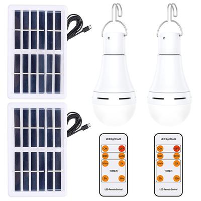 Zonne-energie LED-lamp Binnen- en Buitennoodverlichting Draagbare Nachtmarkt Campinglamp