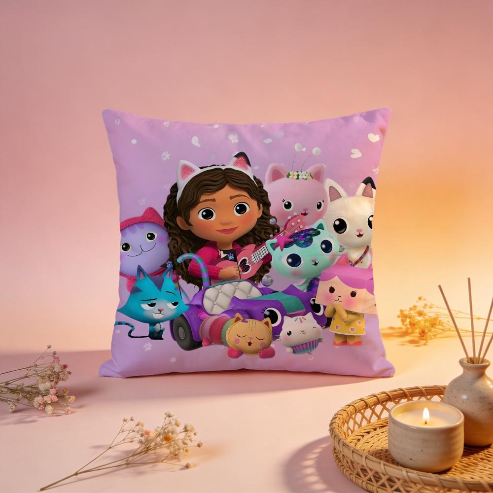 Fashion GGabbys Dollhouseful Cushion Cover Comfortable Durable Pillow Cover MultiScene for Home Office Car Sofa