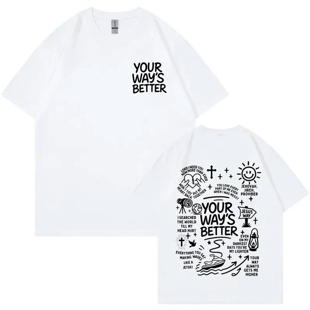 Jesus Christian Bible Verse Tshirt Men Women Clothing High Quality Cotton T Shirts Summer Casual Loose Short Sleeve Tshirts