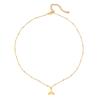 Hot-selling European and American popular ultra-fine stainless steel collarbone chain fashion light luxury baroque pearl pendant necklace