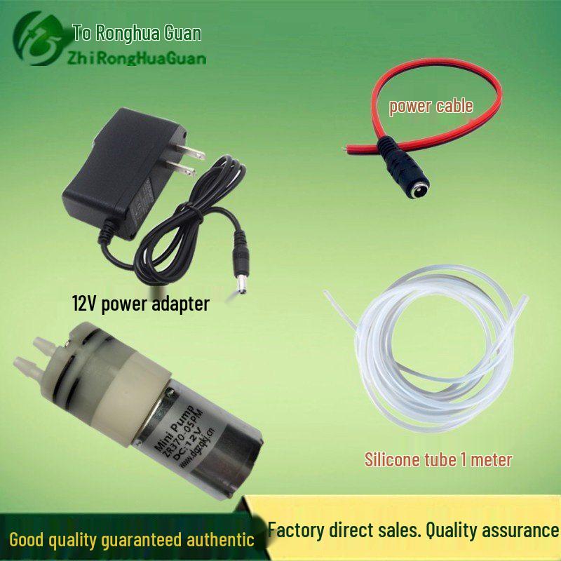 Compact Self-Priming Water and Air Pump 12V/24V, Strong Suction, High Head