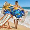3D Ocean Animal Print Beach Towel, Large Soft Quick Dry Towel for Beach Camping Swimming
