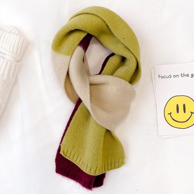 

New 2025 Brand Winter Cashmere Scarf Women Knitted Thick Warm Shawls And Wraps Hijab Printed Pashmina Bandana Foulard Scarves