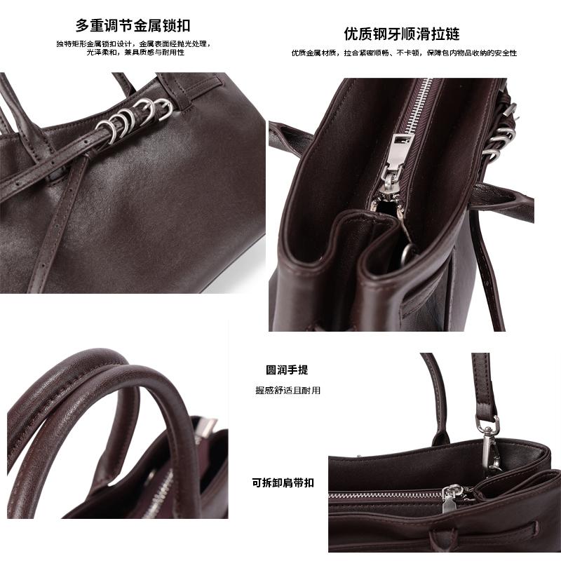 New Genuine Leather Women's Simple Large-capacity Tote Bag Female Luxury Designer Cowhide Leather Underarm Crossbody Bag