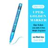 Super Gold Flash Metallic Marker - Black Card Photo Highlight Pen for DIY & Crafts