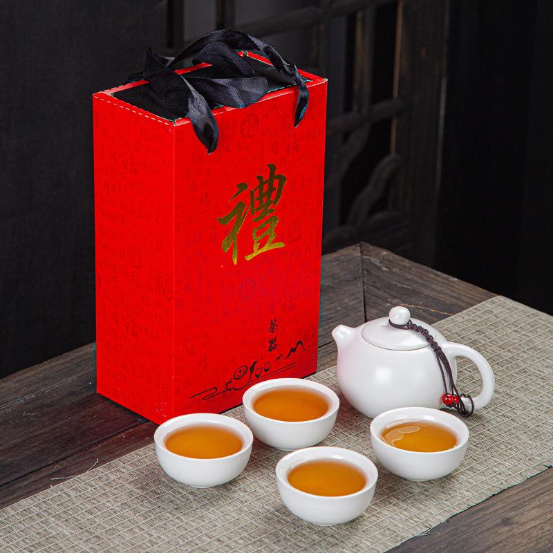 ceramic tea set, a pot of two or four cups set, commercial real estate accompanying small gifts