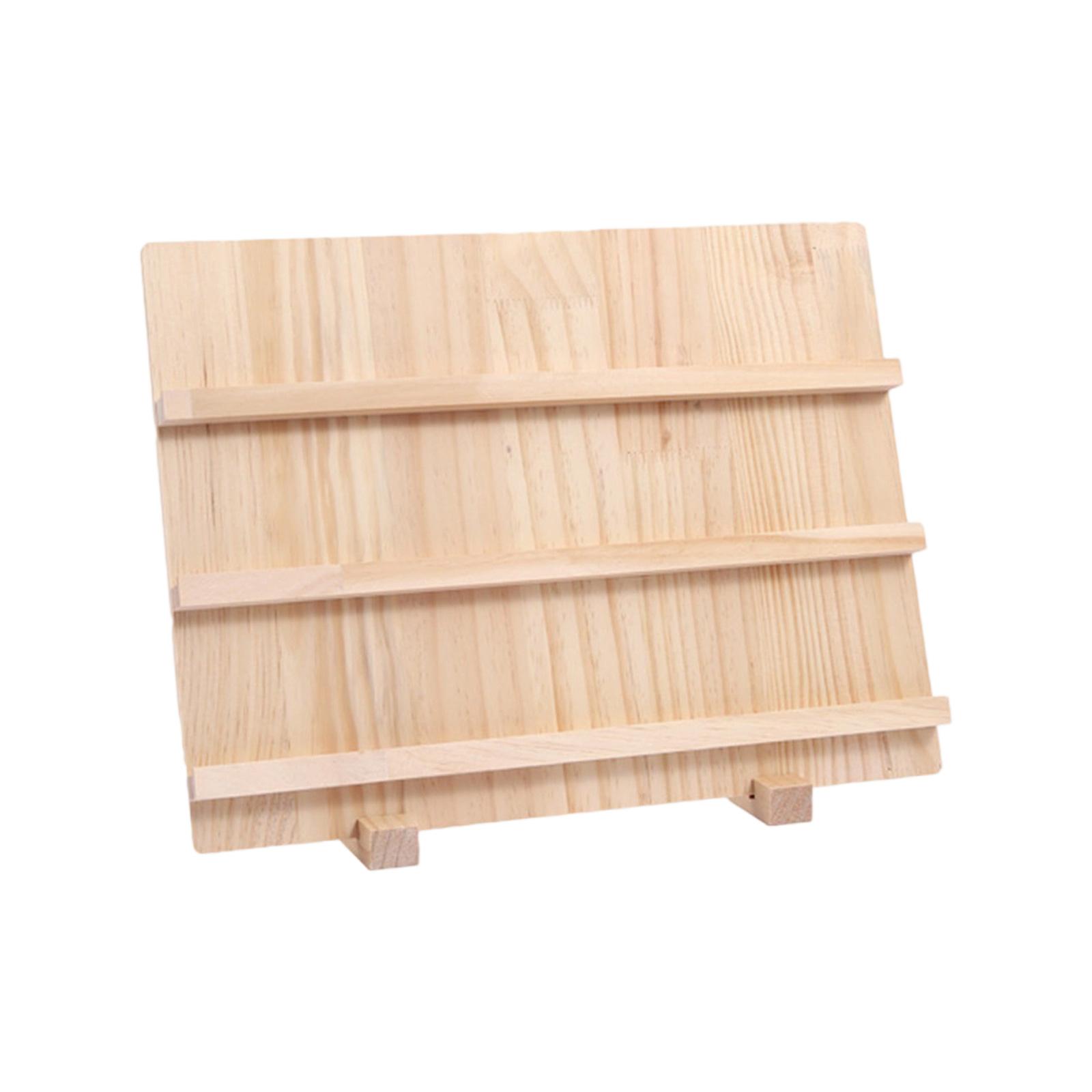 

Многофункциональный деревянный держатель для серег, домашняя подставка для ювелирных изделий, деревянная текстура, подходит для коллекционеров ювелирных изделий, подарок C