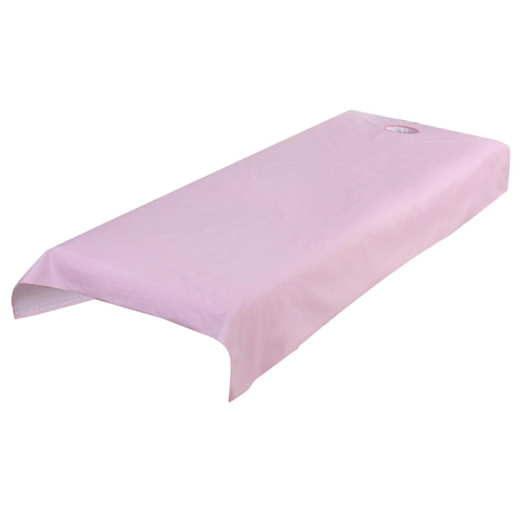 120cmx210cm Beauty Salon Bed Sheet Waterproof Massage Bed Cover Spa Treatment Couch Tablecloth with Face Breath Hole Lightweight