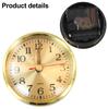 Arabic Numerals Clock 30mm Installation Depth Clock Movement Replacement Accurate Timekeeping Easy Installation Gold Face Design