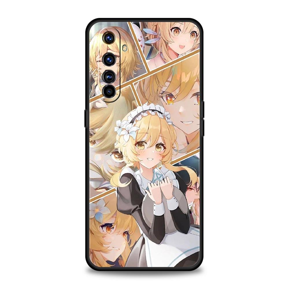 For Realme GT Neo 2 3 3T 5 Phone Case 12 11 5G 10 9 8 5G 7 6 GT5 GT3 GT2 Pro Plus C21 C11 C25 Cover Genshin Impact  Alhaitham