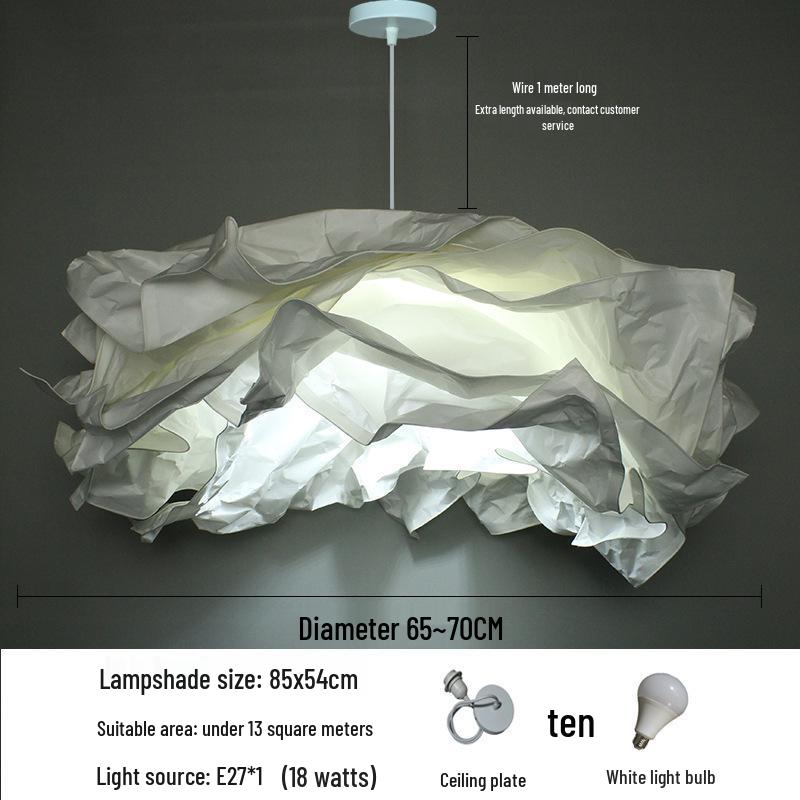 B&B Clothing Creative Cloud Lampshade - Nordic Pendant Light for Living Room, Restaurant, Bedroom, Study