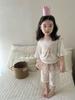 In Stock Hey Sweetheart Kids' Summer Tencel Pajama Set - Cool Short Sleeve Home Wear for Boys and Girls