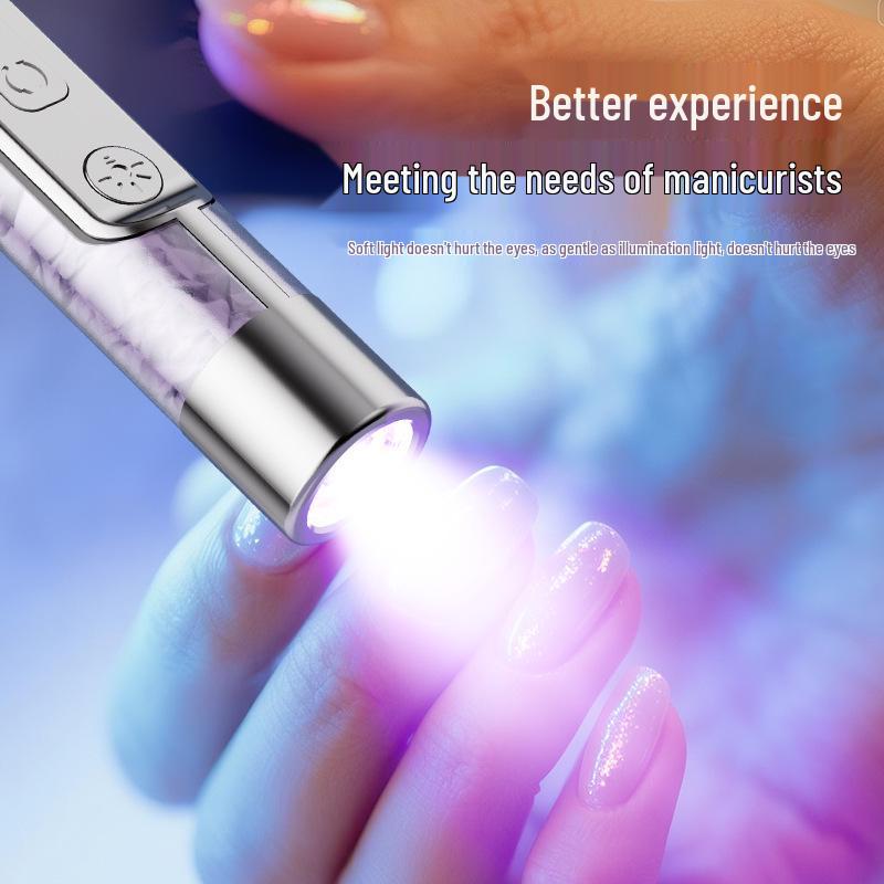 2-in-1 Elektrischer Nagelknipser & Polier-/Härtungs-LED-Lampe