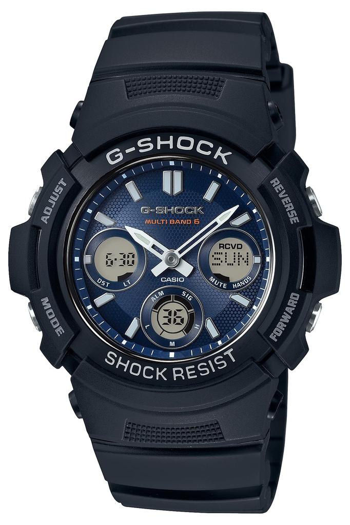 Casio G-Shock Radio-Controlled Solar Watch AWG-M100SB-2AJF Black (Official Japanese Product)