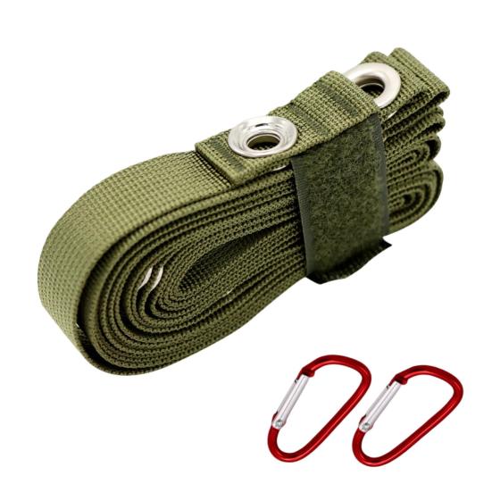 

Нейлоновый удлинитель Хорошая несущая способность Износостойкая конструкция с лентой для крепления Легко устанавливается с отверстиями Многофункциональный нейлоновый удлинитель для кемпинга Веревка армия зеленый