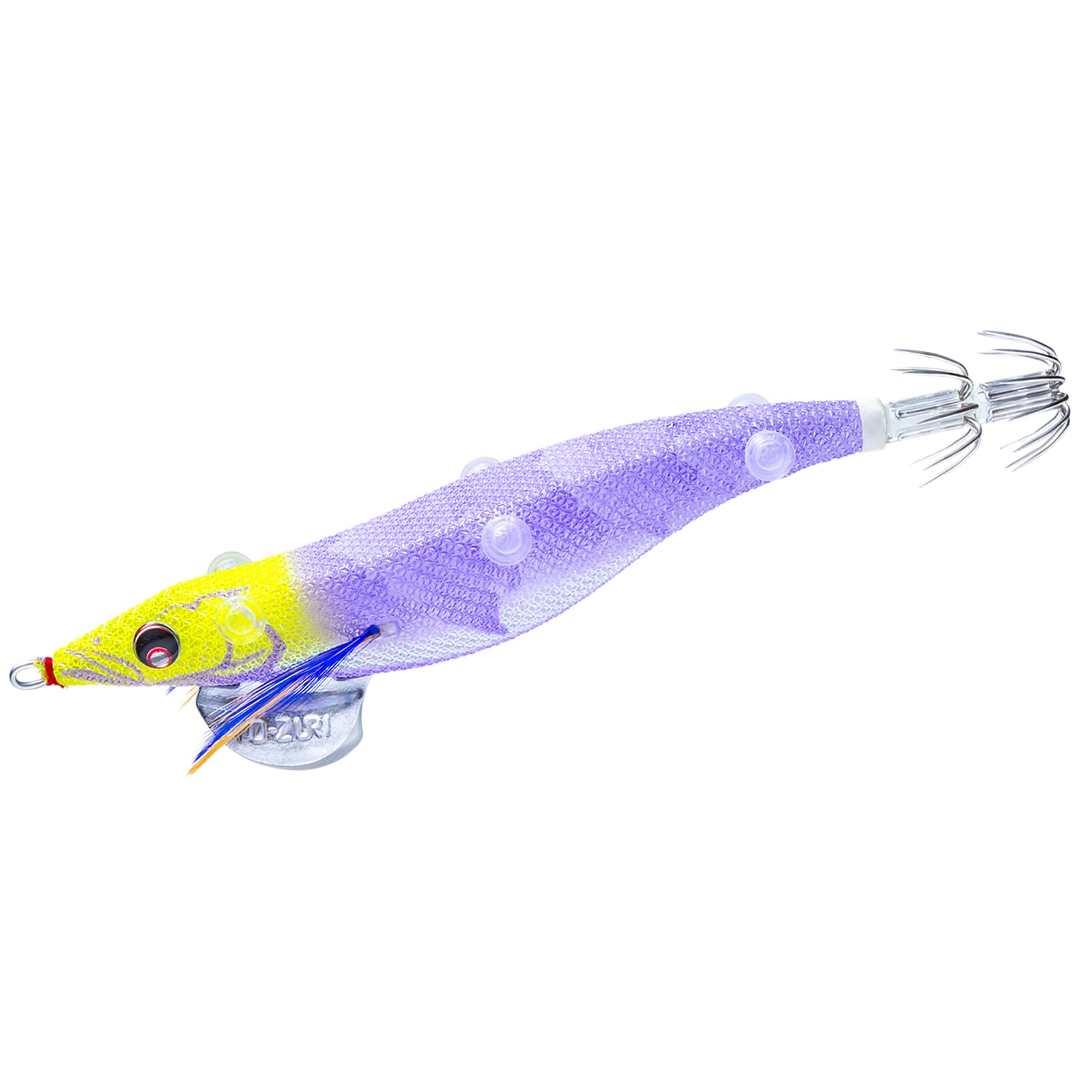 

DUEL Sushi Q Squid Bottom Size Moon Viewing Purple YO-ZURI (Baited Jig) Fishing, 3.5,