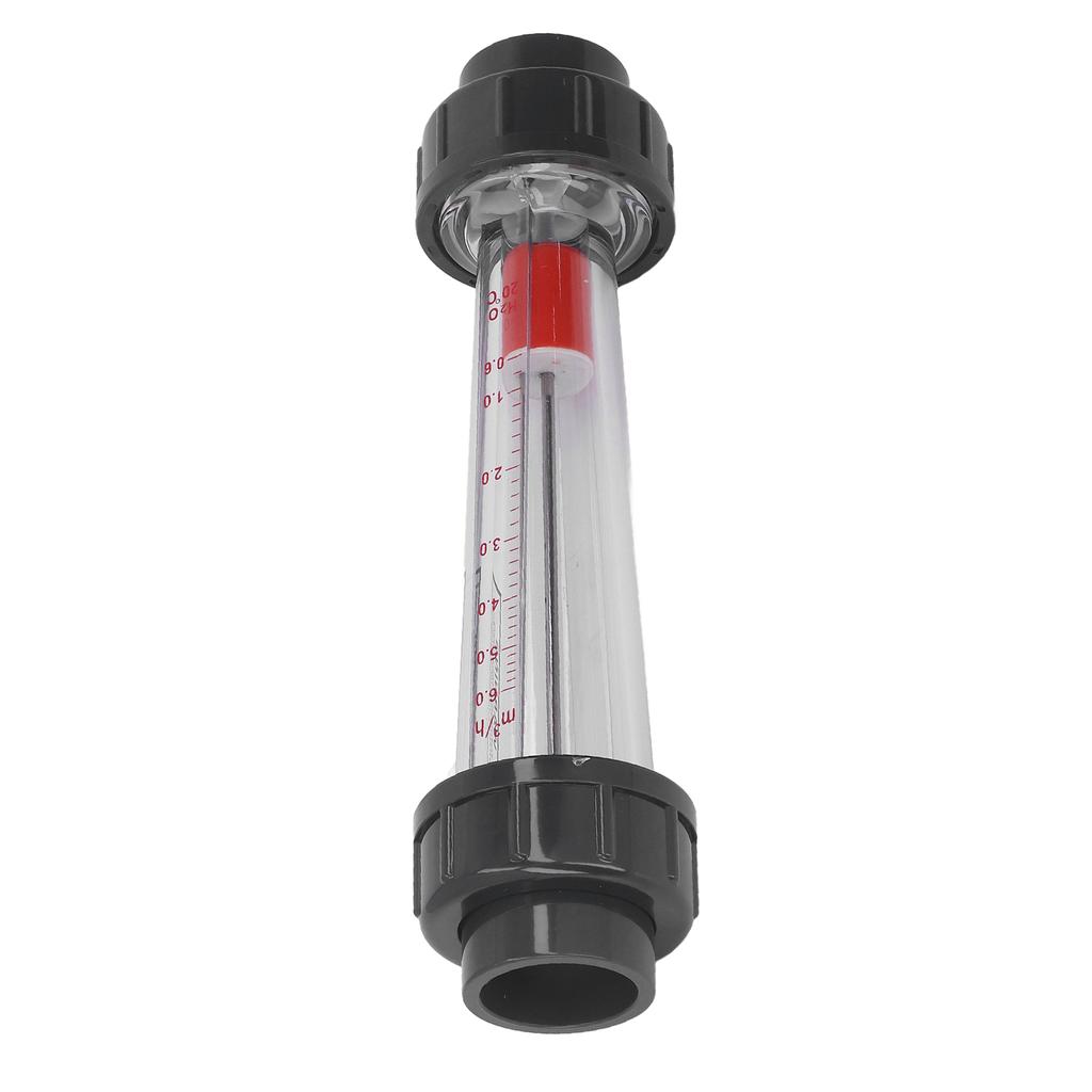 Liquid Flow Meter High Accuracy ABS Plastic Tube Design 0.6‑6m³ h Water Flowmeter