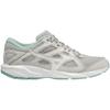 Mizuno Maximizer 25 Running Shoes, Women's, Gray x White x Light Green, Size 22.5 cm, 3E, for Commuting, School, Jogging, and Exercise