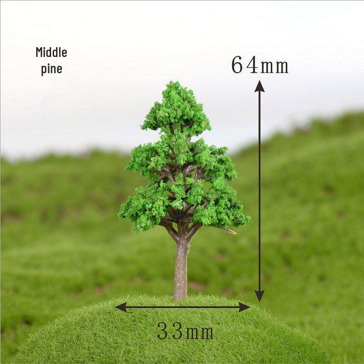 Decorative Miniature Trees & Succulents for Landscaping: Mini Fruit, Willow, Golden Leaf Trees, Moss Micro Landscape DIY Materials