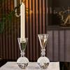 Light Luxury Crystal Candlestick Restaurant Romantic Dinner Candlestick Creative Modern Home Decoration Exquisite Gift