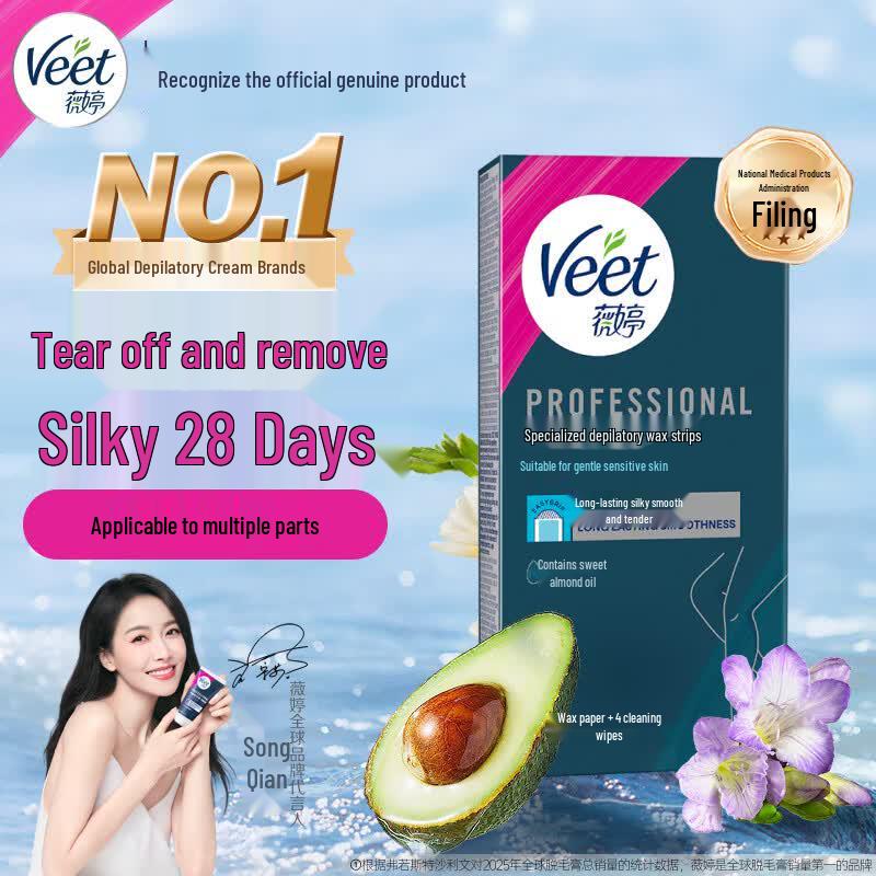 Veet Expert Hair Removal Wax Strips for Sensitive Skin