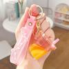 Acrylic Milk Tea Keychain: Cute Coffee Cup Glitter Pendant Charm