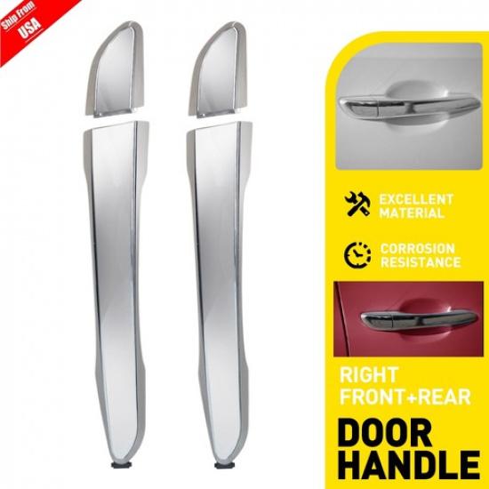 For 2016-2021 Hyundai Tucson Outer Door Handle Set Front/Rear Right Side 2PCS