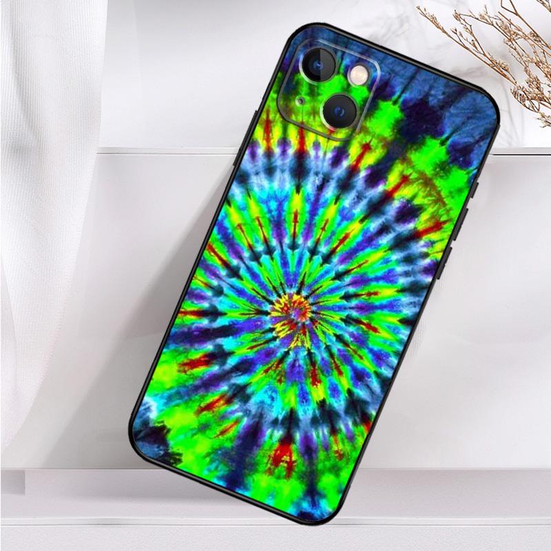 Trippy Batik Hippie Kunst Stoßfeste Hülle Für iPhone 17 16 Pro Max 11 14 15 Plus 12 13 Mini 16e 17 Air Handyhülle
