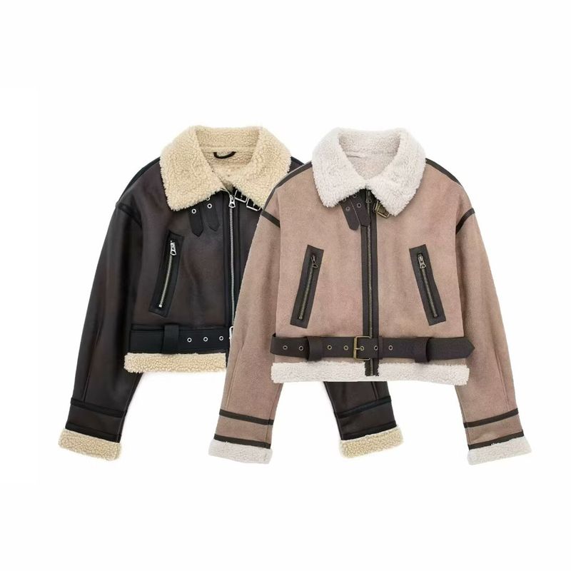 Kaslead New Arrival Women's Clothing Fashion Style Double-Sided Short Jacket 8073235 716