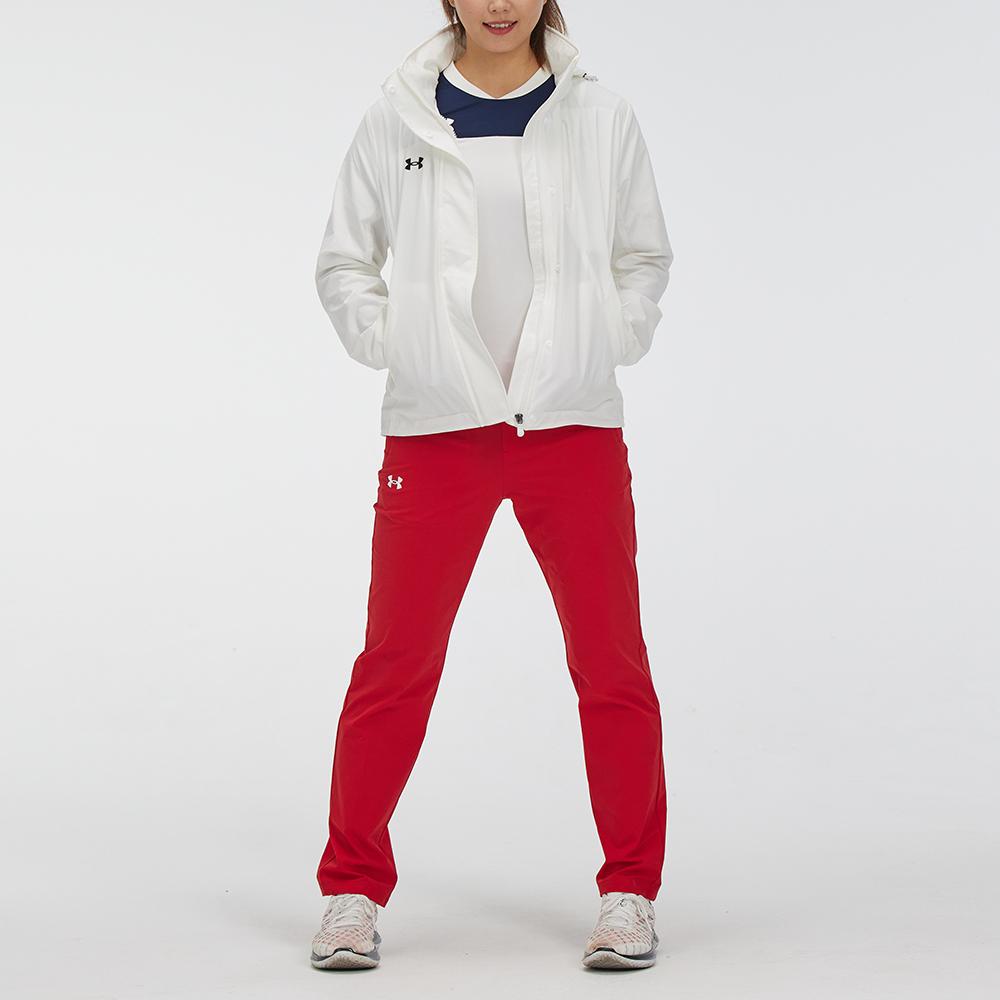 Under Armour Woven Training Casual Stand Collar Jacket Women Jacket White 21600410-100