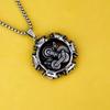 Necklace Retro Mechanical Gear Skull Men's Pendant