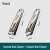 German Angled Nail Clippers - Large, Portable Manicure & Pedicure Scissors Set