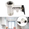 1/2inch Pressure Relief Valve Brass DN15 Safety Relief Valve Adjustable Thread Spring Relief Valve Prevent Water Backflow