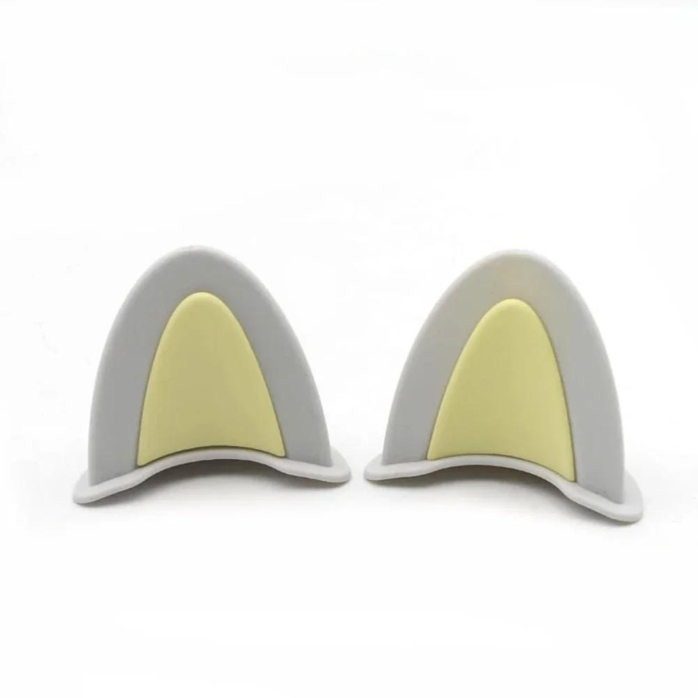 2pcs Cute Motorcycle Helmet Cat Ears Electric Car Motocross Stickers Driving Styling Universal Helmet Decoration Accessories