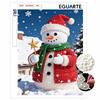 Christmas Pearl Painting Art Painting Kit Snowman with Star Handmade Diy Home Decoration Painting
